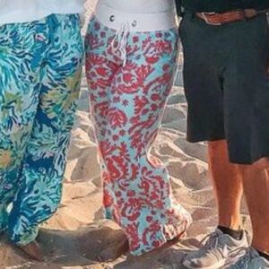 lilly pulitzer hemmed beach pants